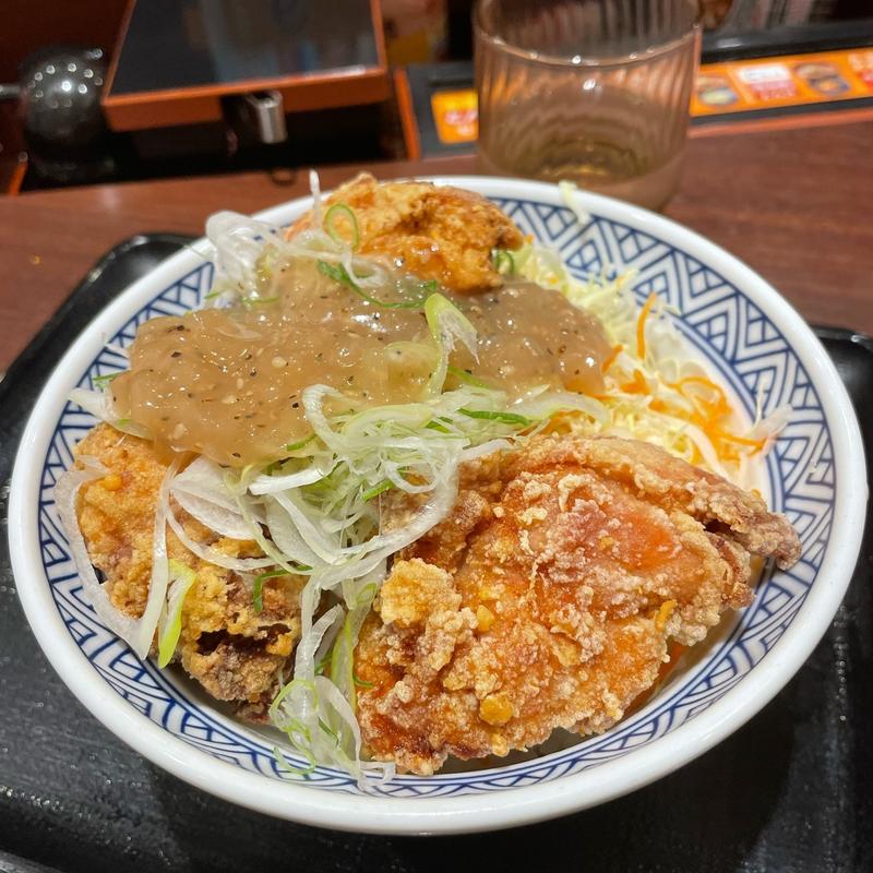 ねぎ塩から揚げ丼(吉野家 下高井戸駅店)