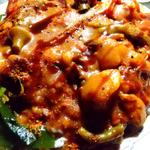 スパイシーサザエカレー(オークマレストラン)