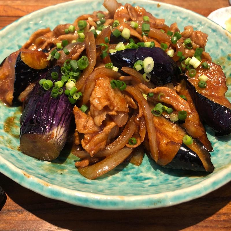 岩中豚の味噌茄子炒め定食(yuzuki)