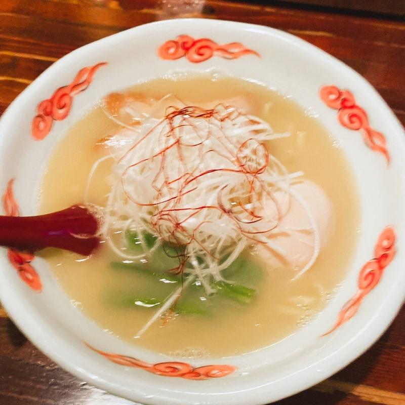 鶏白湯らーめん 大盛り (麺酒処 ぶらり)