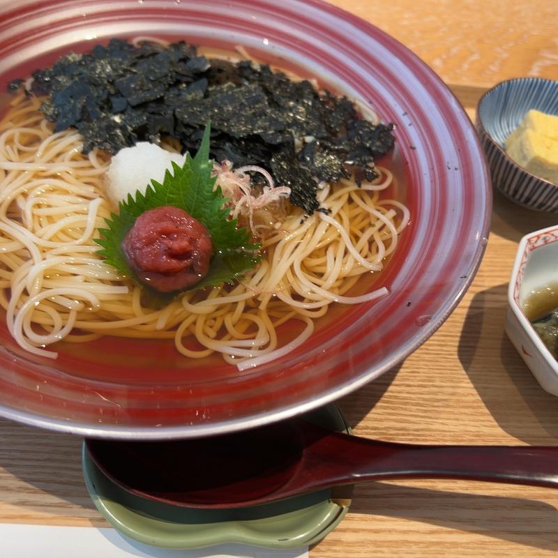 海苔めん　梅(山本山 日本橋本店　喫茶室 （やまもとやま）)
