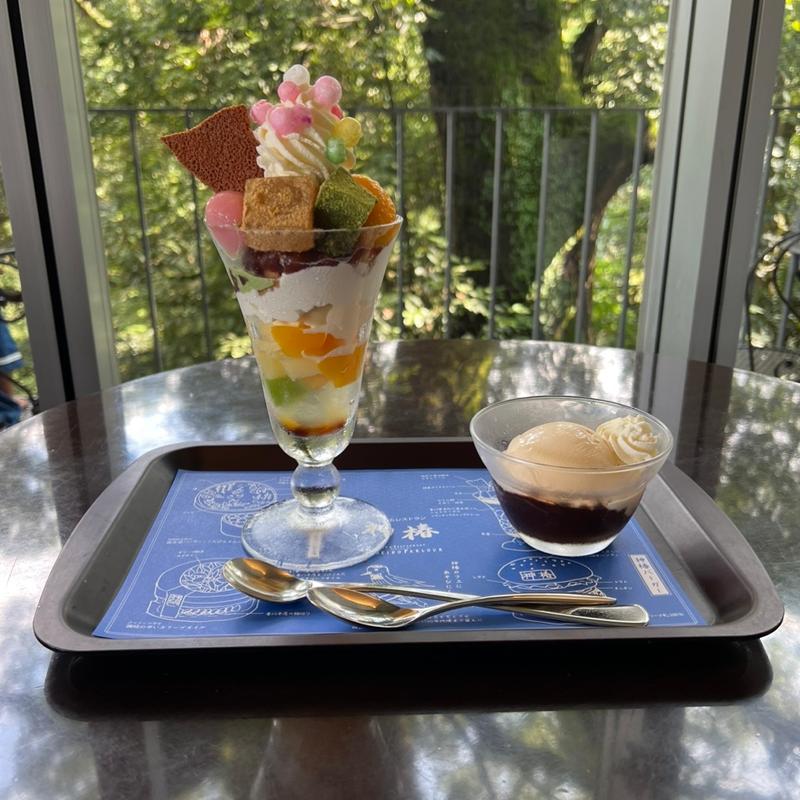 神椿パフェ(資生堂パーラー 神椿)