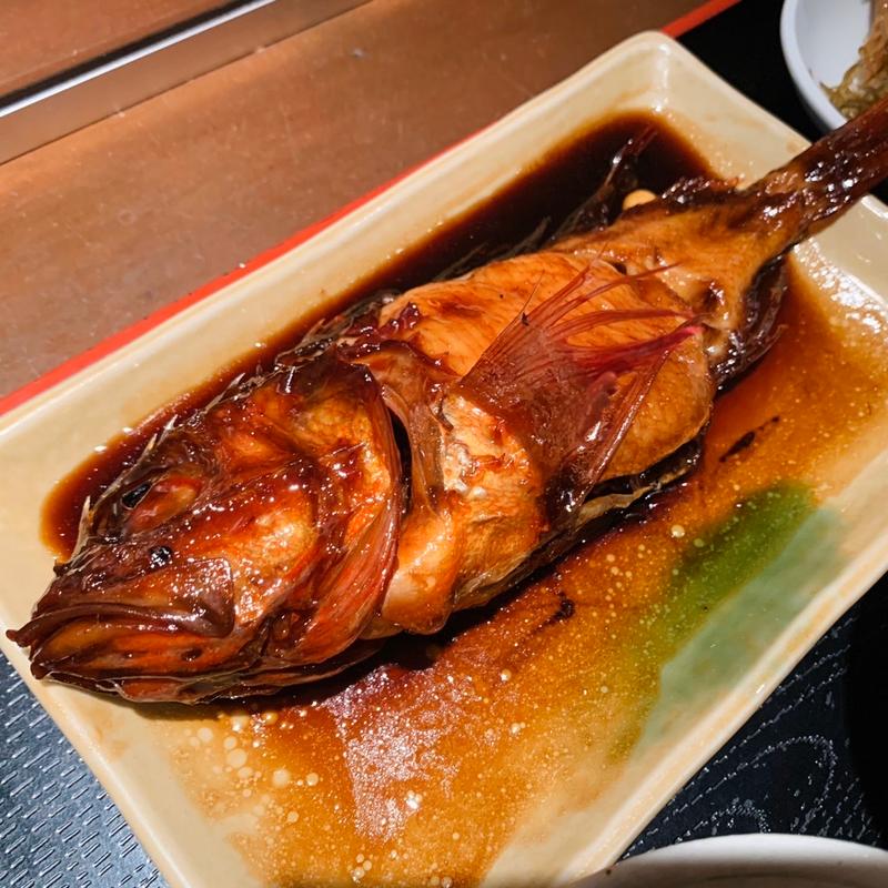 キンキの煮付け定食(里の宿)