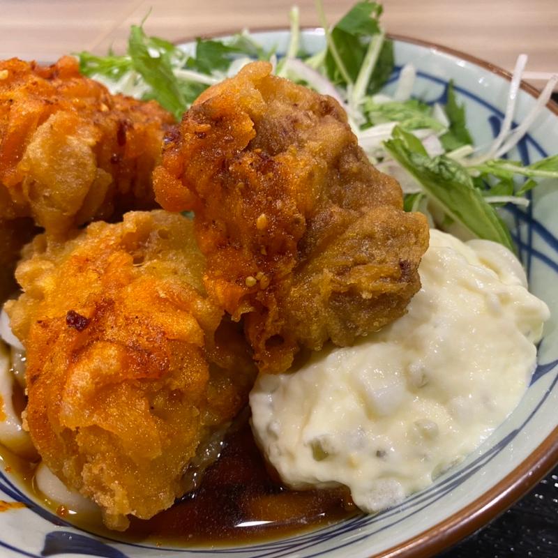 辛タル鶏天(丸亀製麺イオンモール筑紫野)