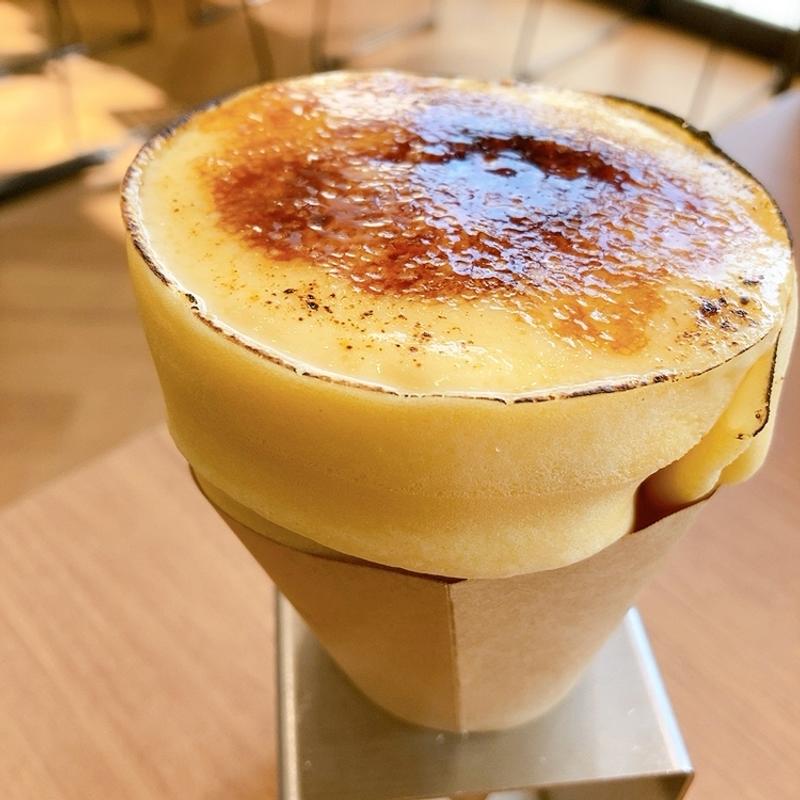 焦がしカラメルとカスタードのブリュレ(みのりカフェ元気市広島店)