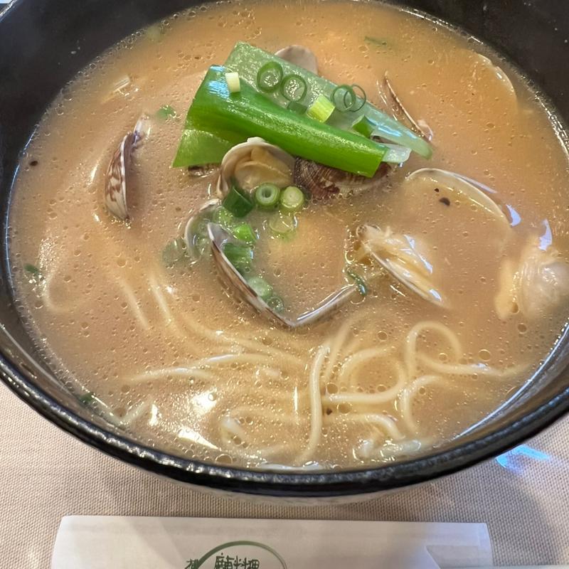 蜊香湯麺（あさりそば）(広東料理 吉兆 (キッチョウ))