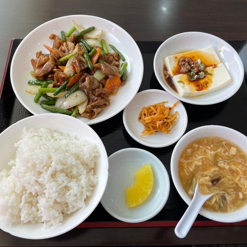 四川風ホルモンランチ(台湾料理　四季紅 館林店 )