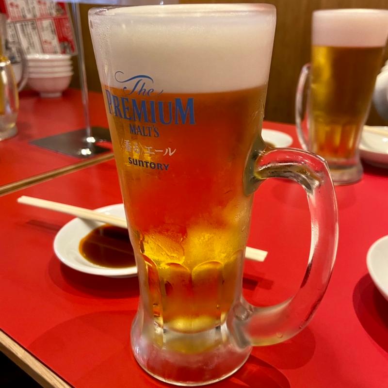生ビール(餃子屋 弐ノ弐 博多駅地下街店)