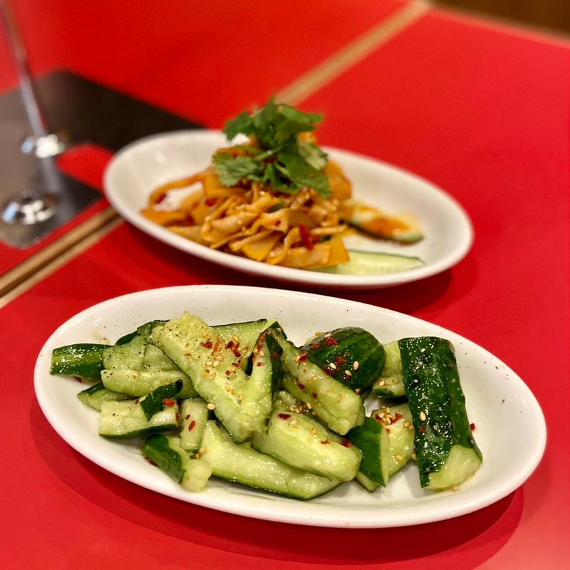 キュウリ&メンマ(餃子屋 弐ノ弐 博多駅地下街店)