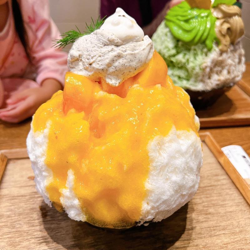 柿とアールグレイタルト氷(京おばけ)