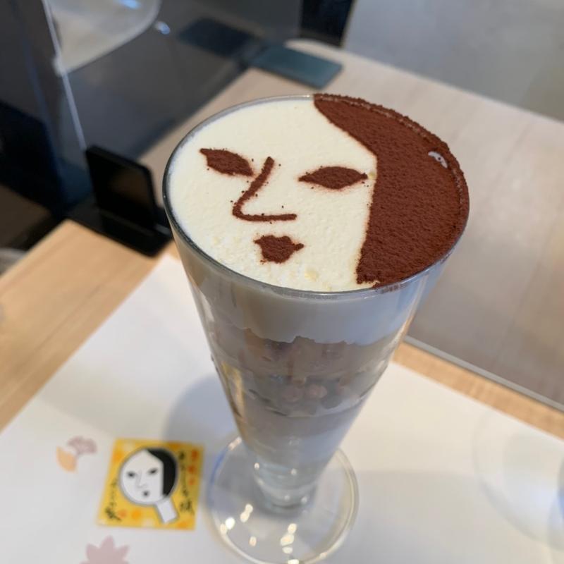 栗とキャラメルのパフェ(よーじやカフェ　嵯峨野嵐山店)