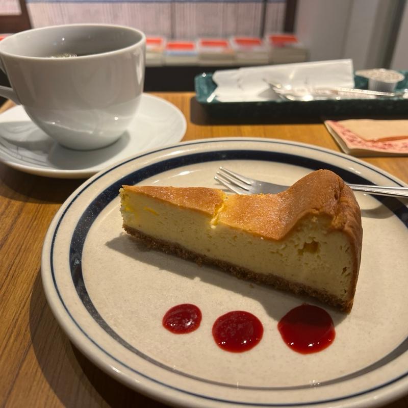 チーズケーキ(神保町ブックセンター)