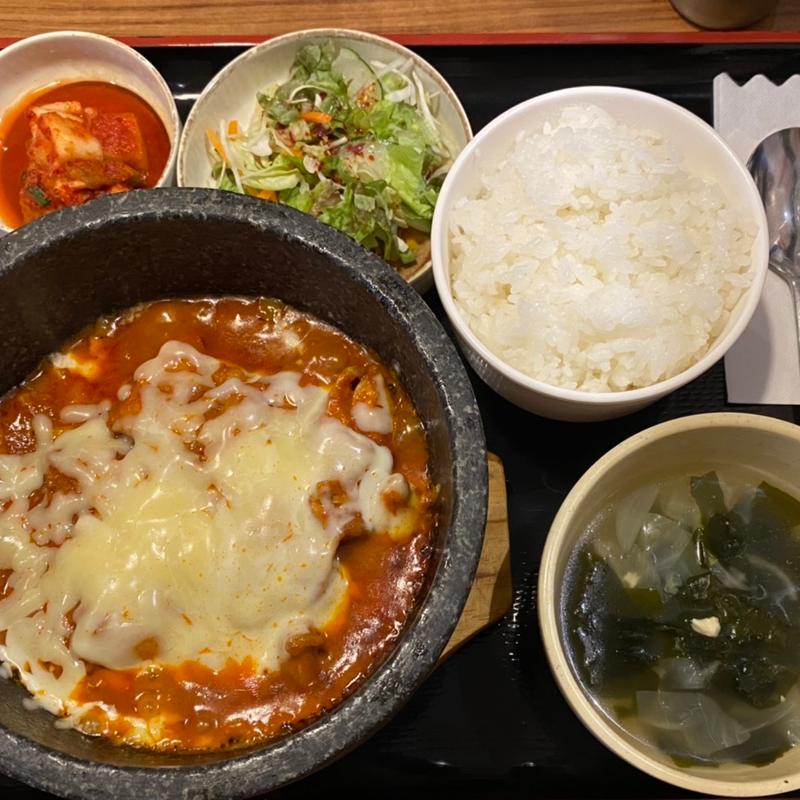 チーズタッカルビ定食(扶餘(プヨ) 電力ビル店)