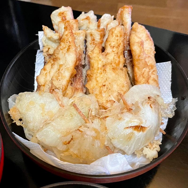 天ぷら盛合せそば(自宅)