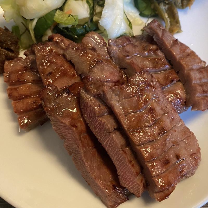 牛タン定食4枚8切り(牛たん炭焼き 利久 北目町店 （ぎゅうたんすみやき りきゅう）)