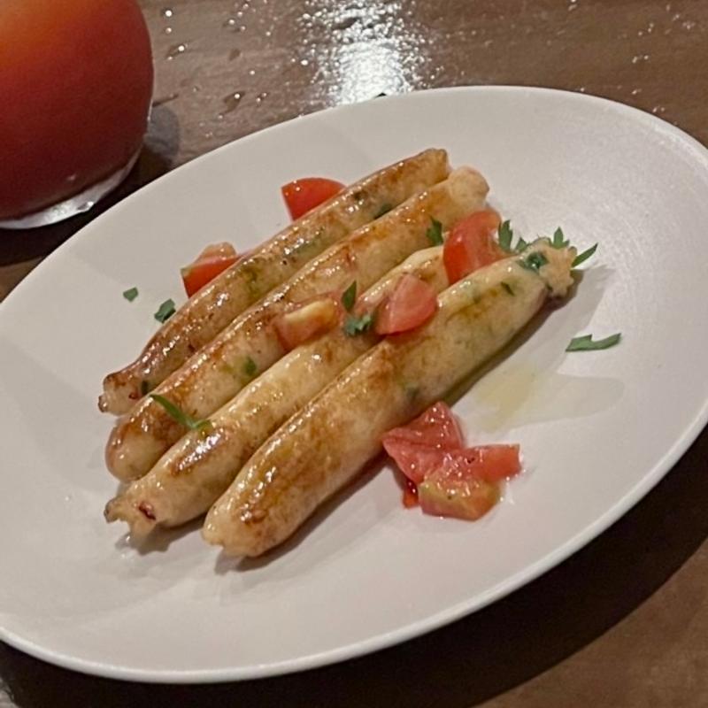 エビ・蟹・ホタテの自家製ソーセージ(Girino)