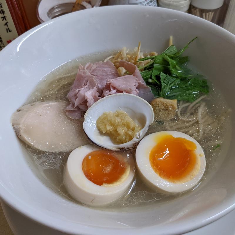 味玉　白（塩）(マグロ卸とマグロ丼の店ウミノイロ)