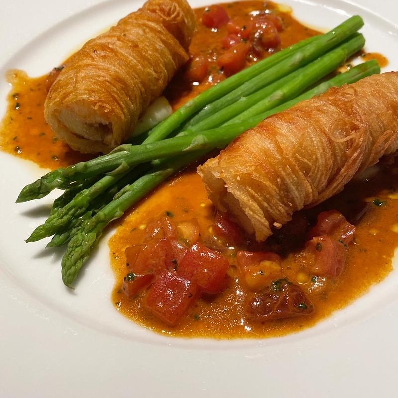 海老とプーレジョーヌのクリスティアン(Le Nougat)