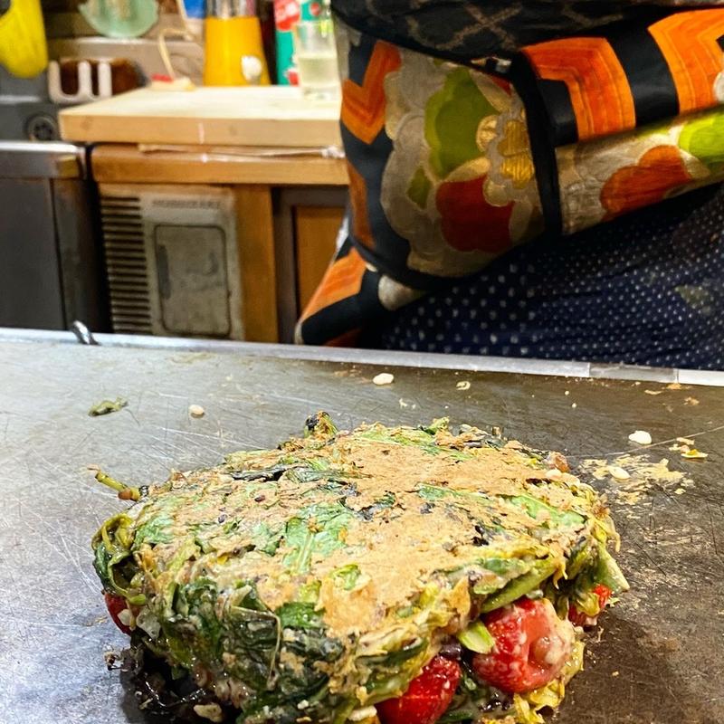 ＜お好み焼き＞(野菜居酒屋　玄気 )