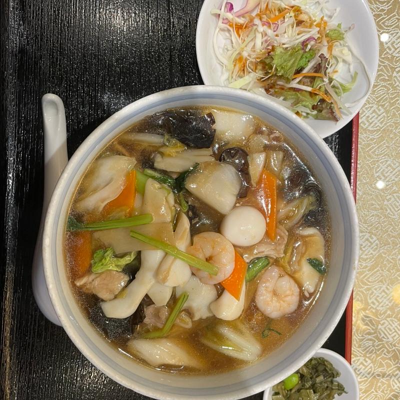 五目つゆそば(上海庭 （シャンハイテイ）)