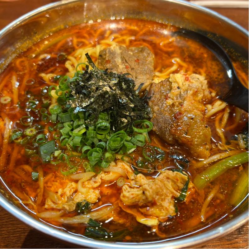 かるびラーメン 並(かるびラーメン 京城苑)