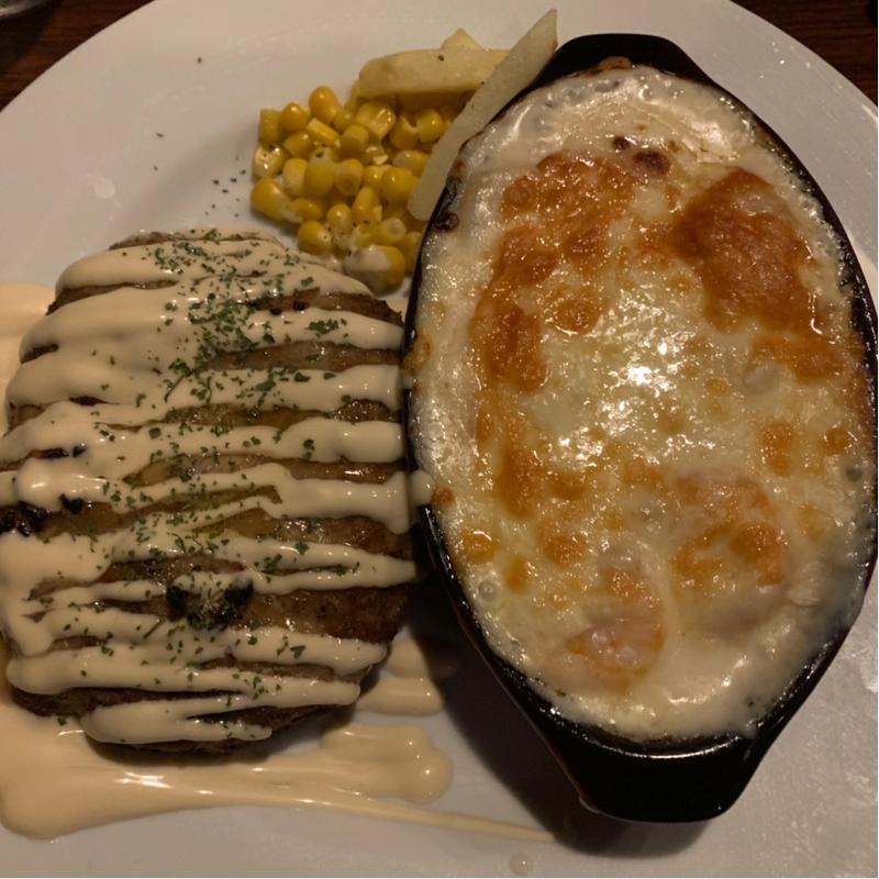 ハンバーグ＆ぷりぷりエビドリア(Roti （ロティ）)