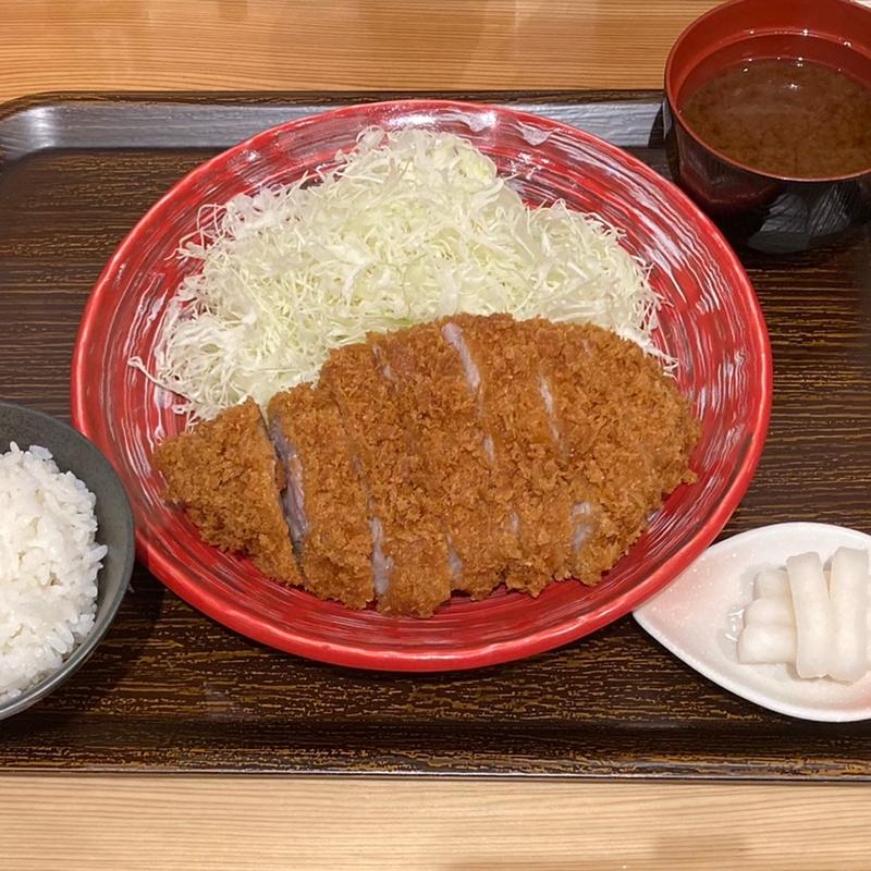 厚切りロースかつ定食(とんかつまるや極 otemachi one店)
