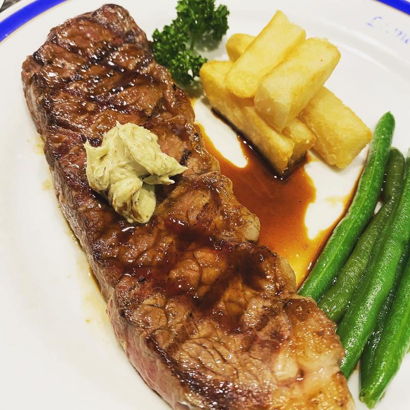 サーロインステーキ定食(ル・モンド新宿店)