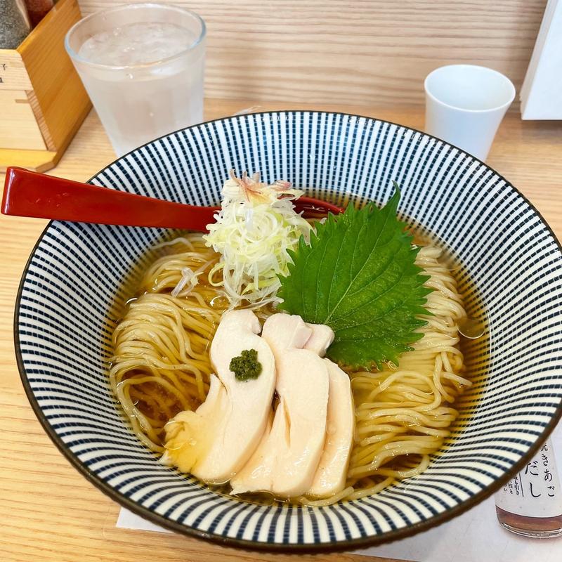 白だしと昆布のとろみそば(焼きあご塩らー麺 たかはし 北千住店)