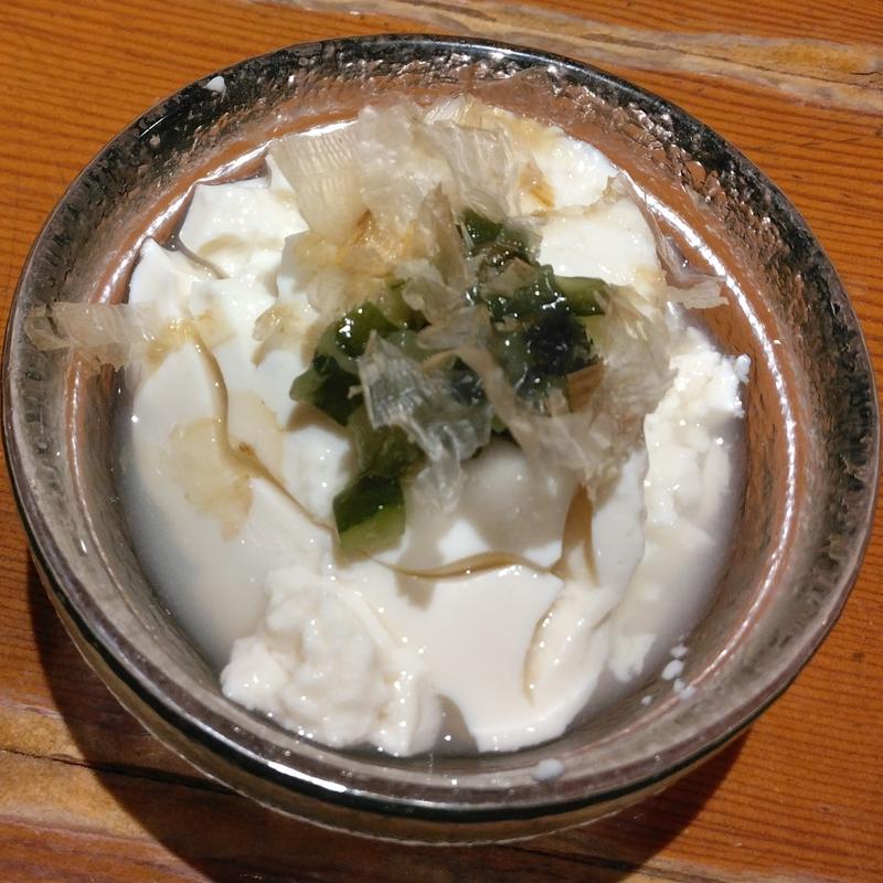 生姜よせ豆腐(蕎麦居酒屋　高田屋　川崎)