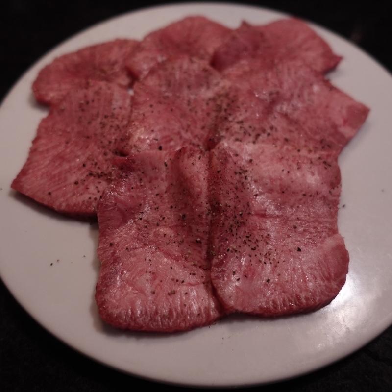 生・上タン(塩)(銀座 正泰苑 )