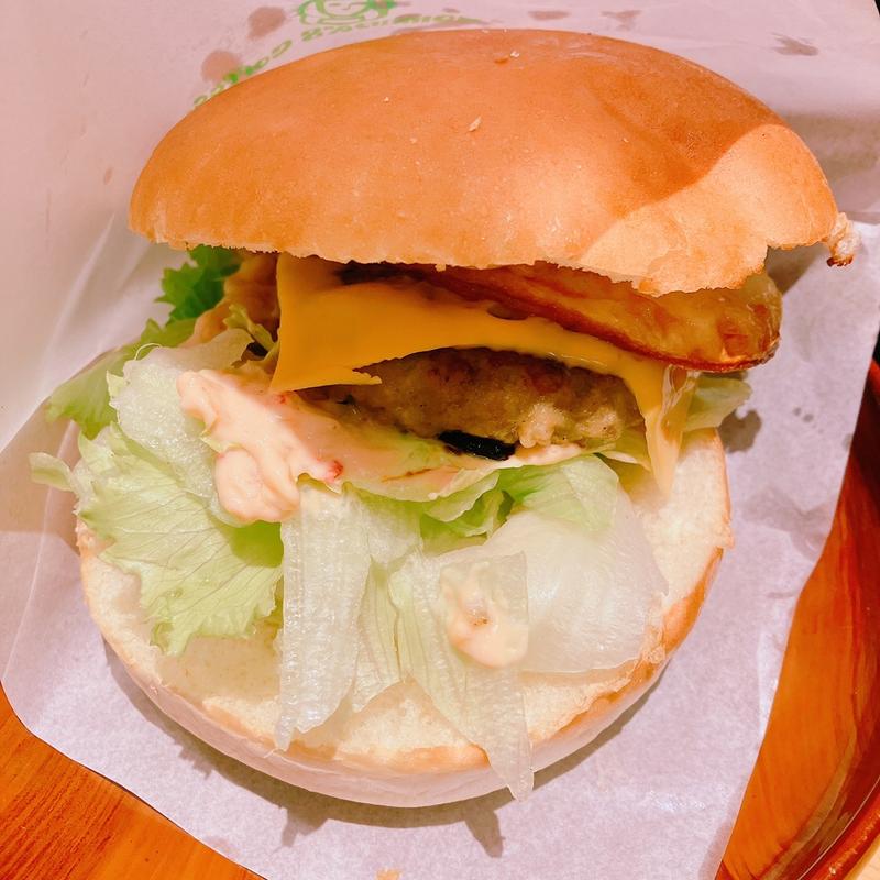フルムーンバーガー(コメダ珈琲 新宿御苑前店)