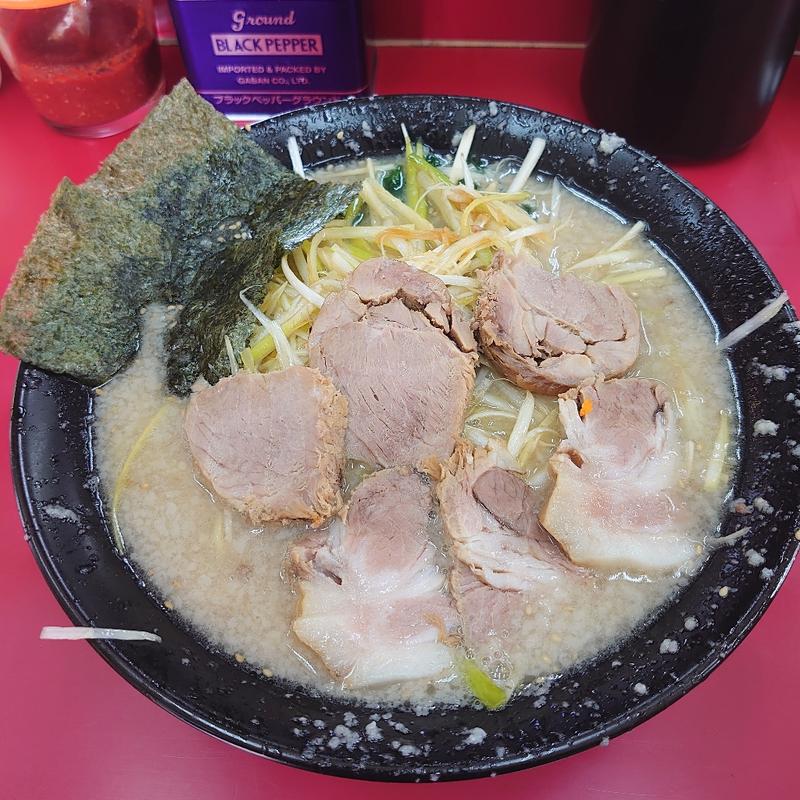 ネギ塩チャーシューメン+中盛+ネギ(らーめん　りきまる )