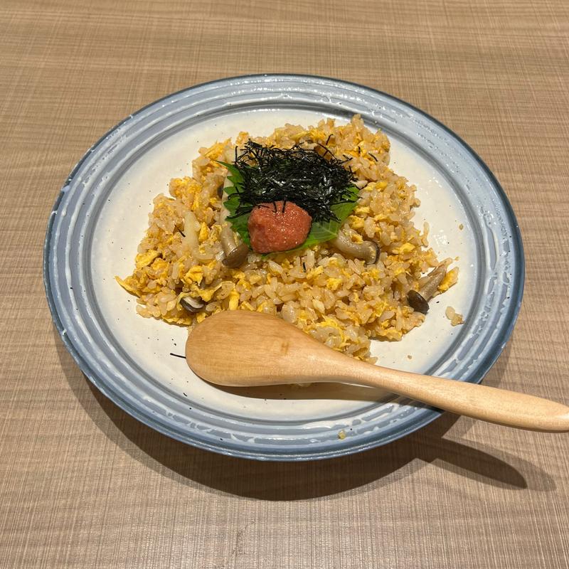 たらことしめじのバター醤油チャーハン(ロンフーダイニング ららぽーと名古屋みなとアクルス店)
