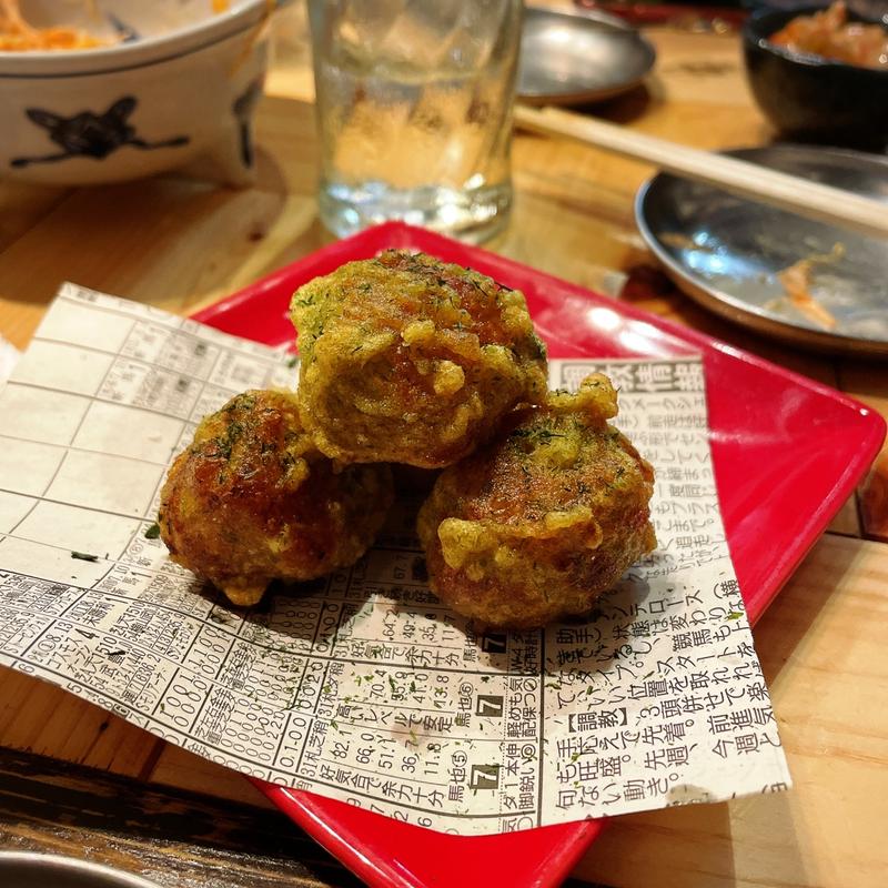 里芋の磯辺揚(大衆酒場 チャン栓チャン)