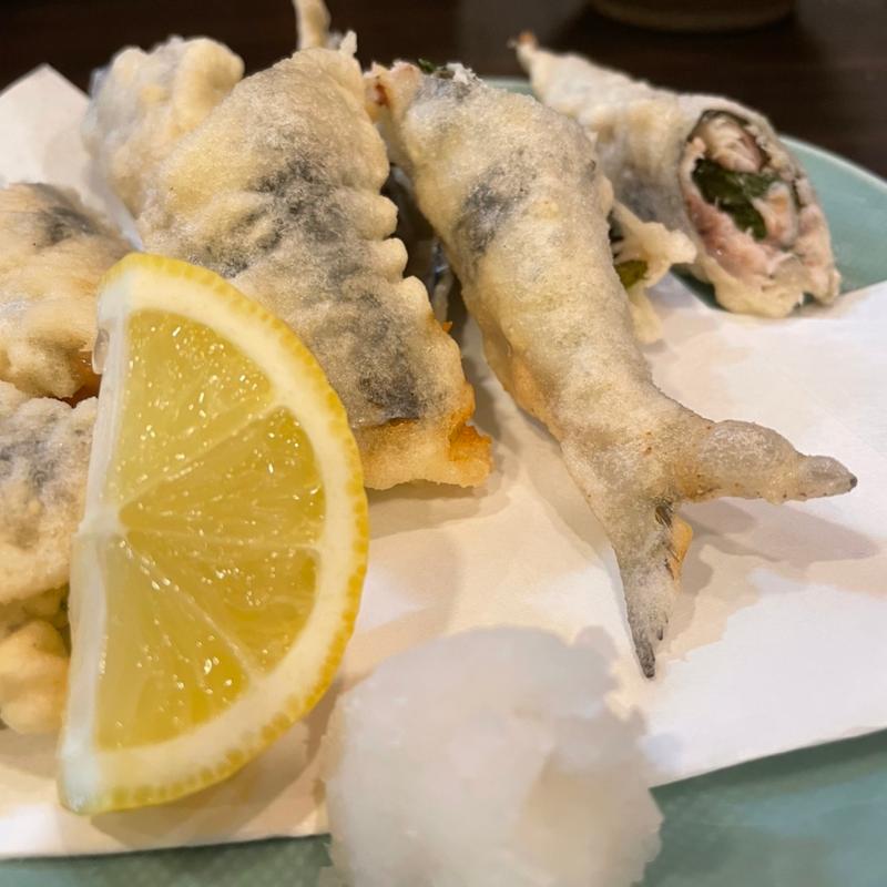 いわし梅肉揚げ(酔ってこ屋 恒幸)