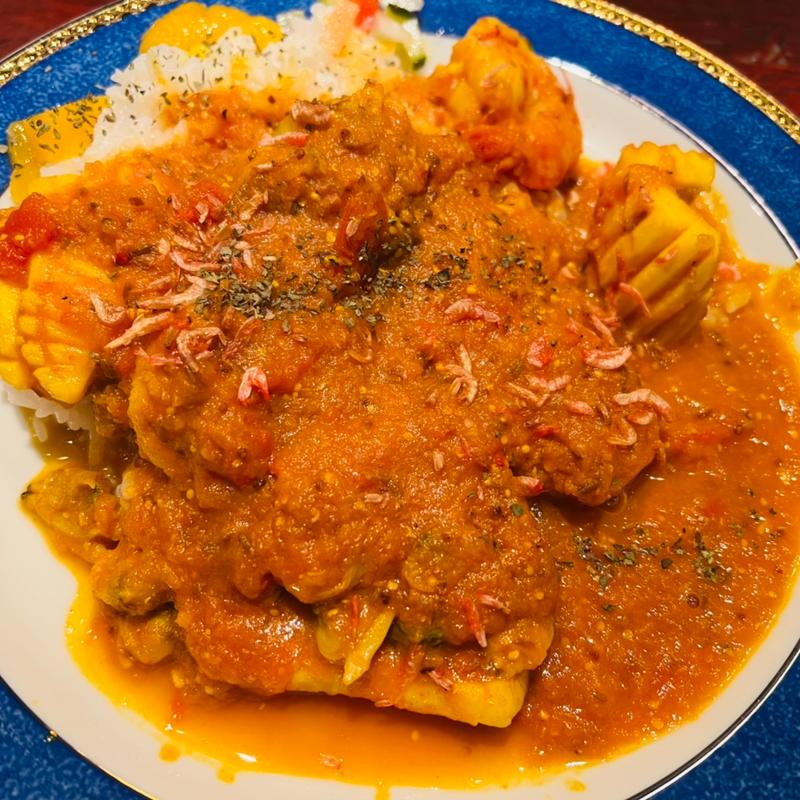 シーフードカレー(bar Luz)