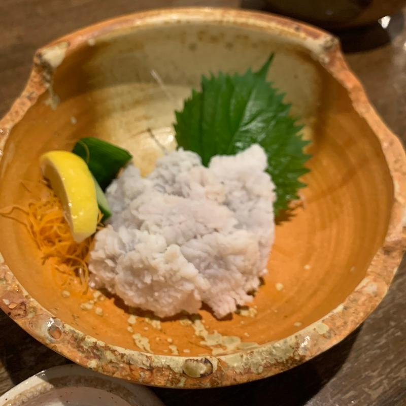 鱧湯引き(酒場 踊る仔馬亭 )