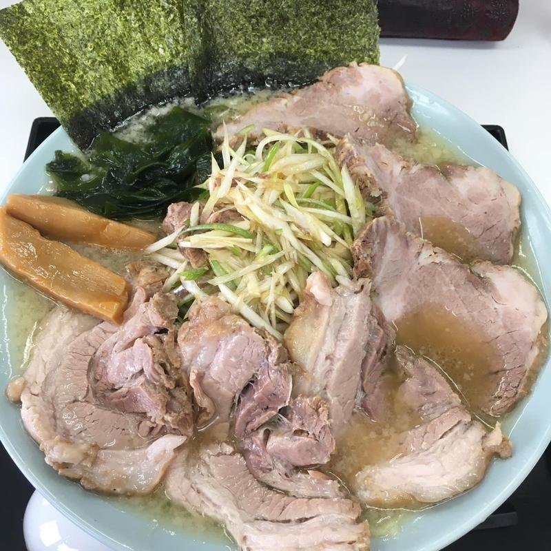 ネギチャーシュー麺中盛り(ラーメンショップ 北川辺店)
