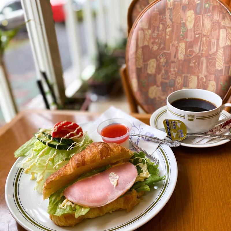 クロワッサンサンドセット(タカセ 東池袋店 )