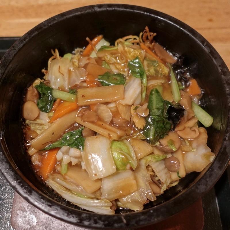 石鍋XO醬五目焼きそば(台湾料理 百味鮮)