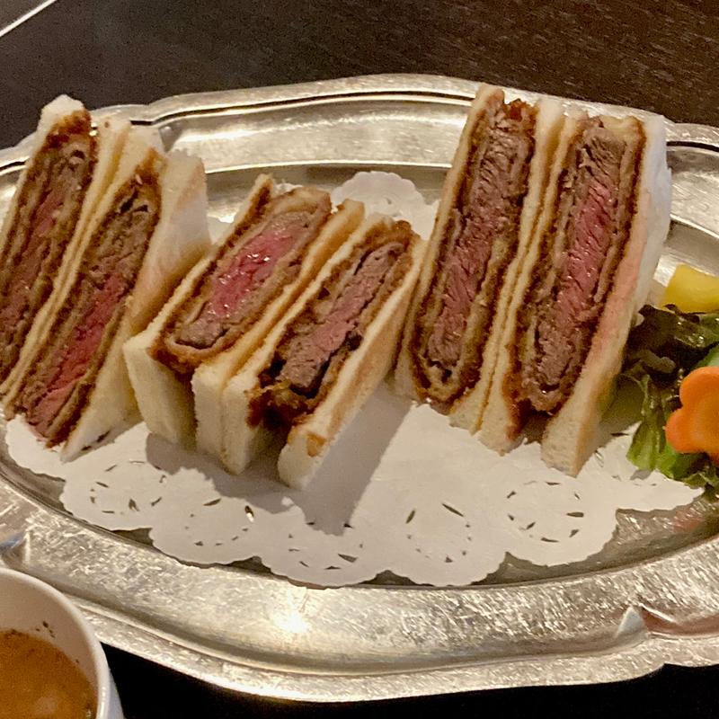 ヘレビフカツサンド(グリル梵)