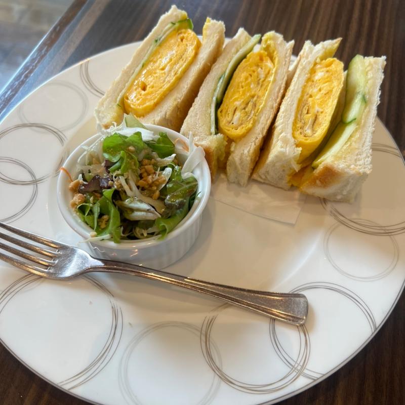 厚焼きタマゴサンド(ブラウンカフェ （BROWN CAFE）)