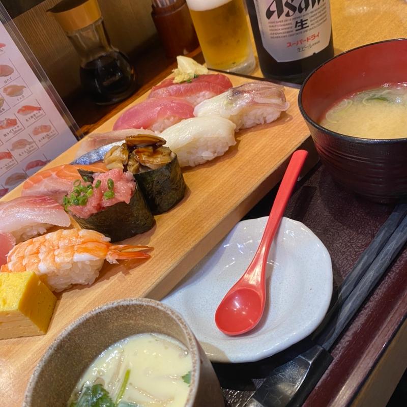 特盛にぎり(魚がし日本一 新橋駅ビル店)