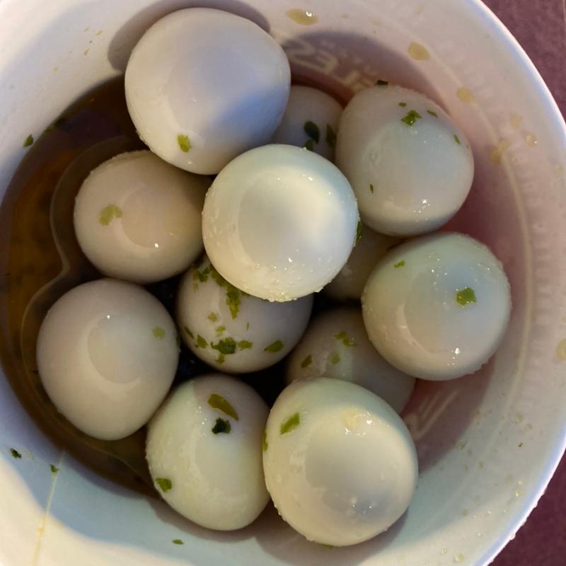 うずらにんにく醤油漬(46食堂)