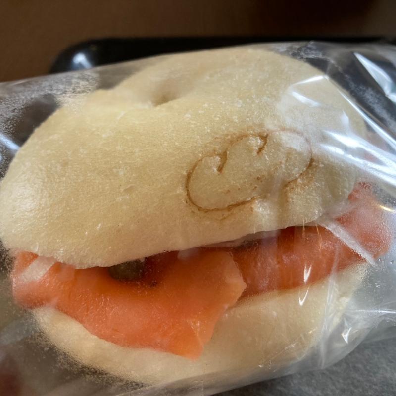 ベーグルサンド(サーモン)(PanoPano （パノパノ）)