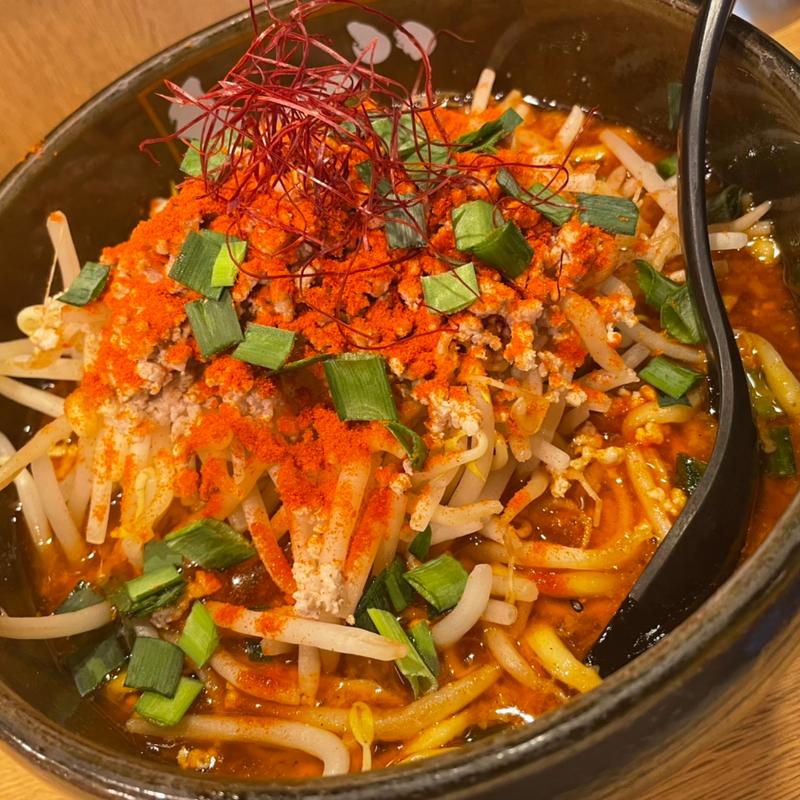 みそオロチョンらーめん激辛(東京スタイルみそらーめん ど・みそ 京橋本店)