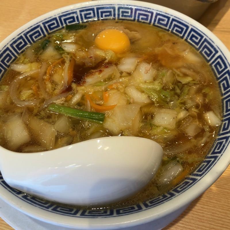 月見タンメン(タンメンと餃子KIBARU)