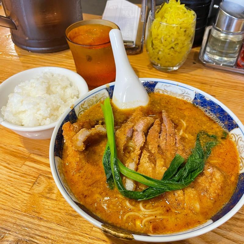 排骨担々麺(支那麺 はしご 赤坂店 （しなめんはしご）)