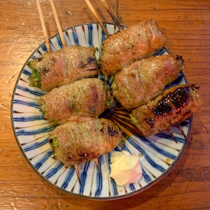 レタス肉巻き(赤尾)